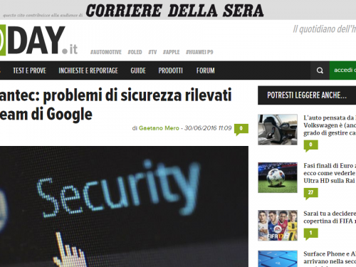 Symantec: problemi di sicurezza rilevati dal team di Google | DDay.it